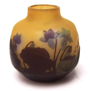 Emile Galle Cameo - Botanicals Small. gallebluepete