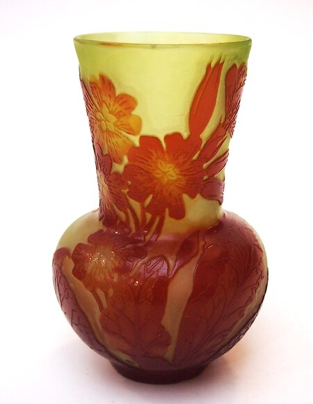 Emile Galle Cameo - Botanicals Small. galleprimulavase
