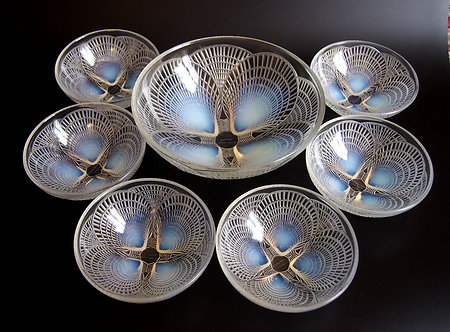 Rene Lalique -Bowls & Chargers. rlcoquilles7