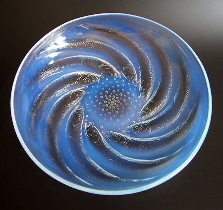 Rene Lalique -Bowls & Chargers. rlpoissons